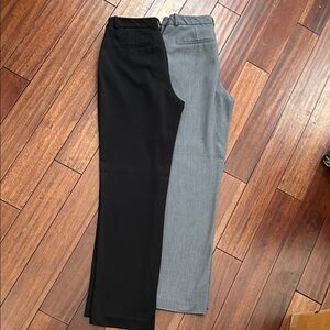 Black and Gray Dress Pants size 8